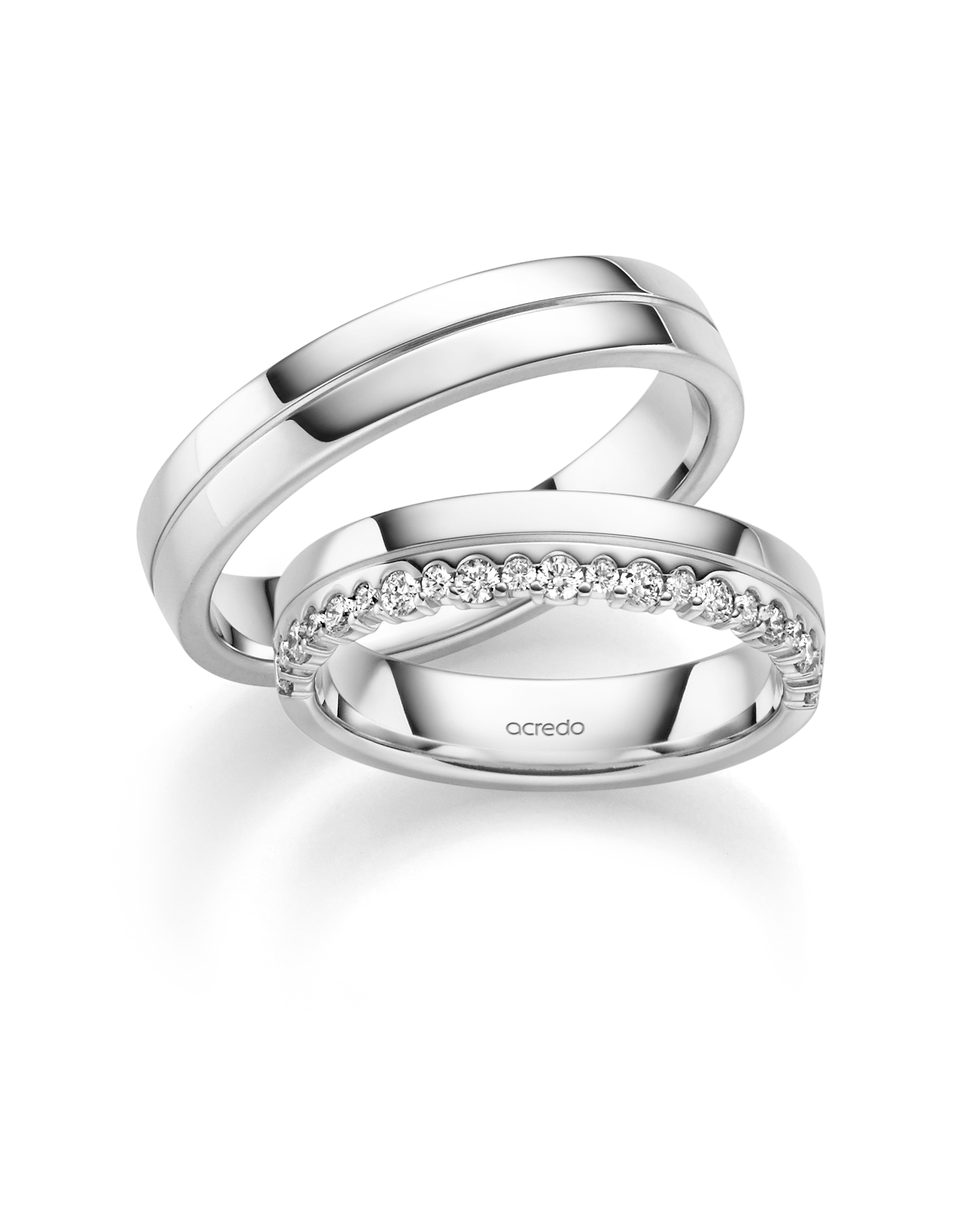 德國工藝acredo對戒 Polar 系列 - RMF0695