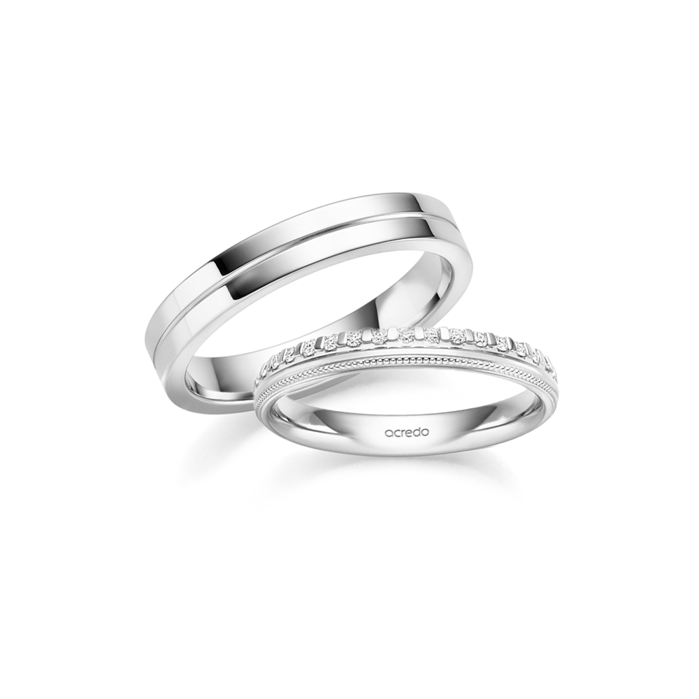 德國工藝acredo對戒 Crown 系列 - RMF0777