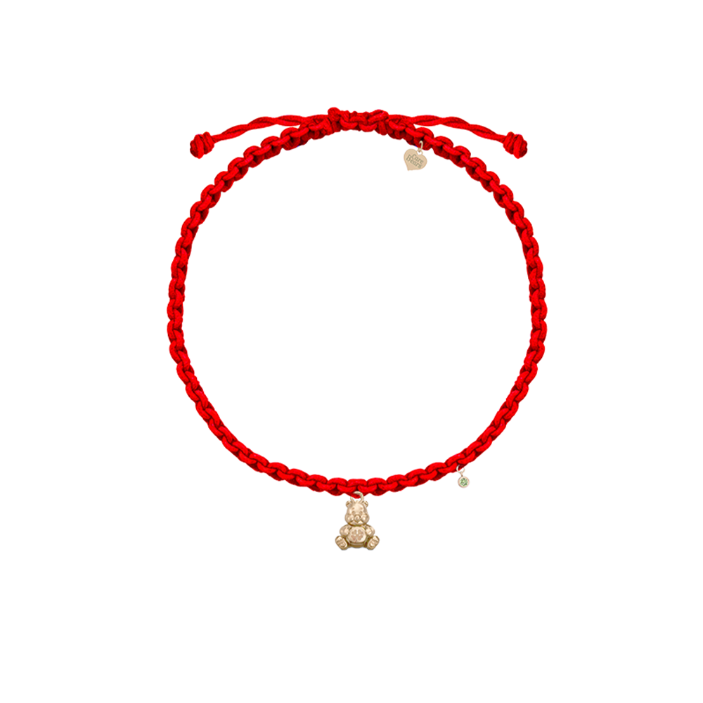 Crafted for Care Bears 10K Lucky Charm Woven Bracelet BR0309