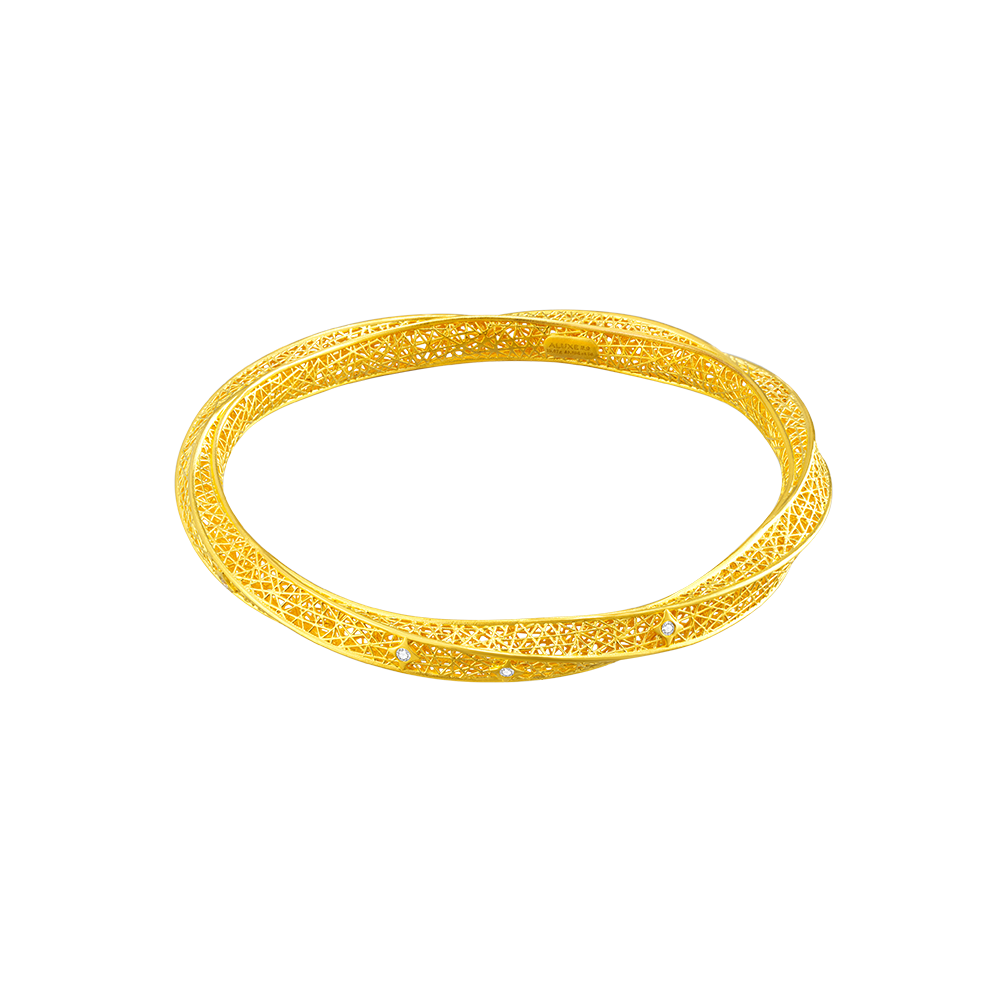 Wishes 999 Pure Gold Bracelets GB1043