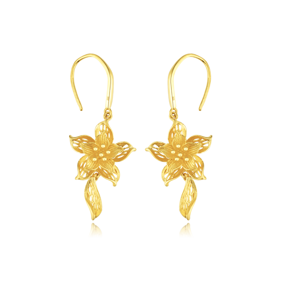 999 Pure Gold Earrings GE1022