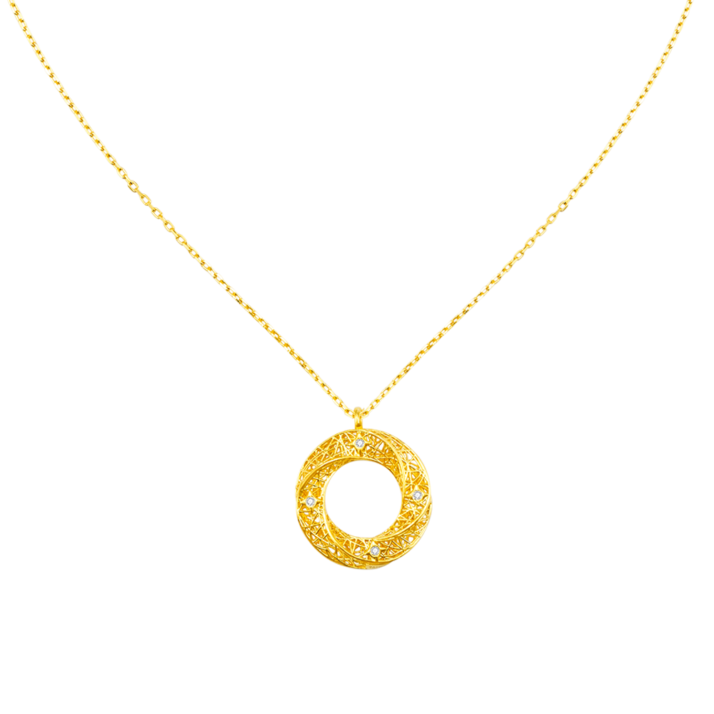 Wishes 999 Pure Gold Necklaces GN1043