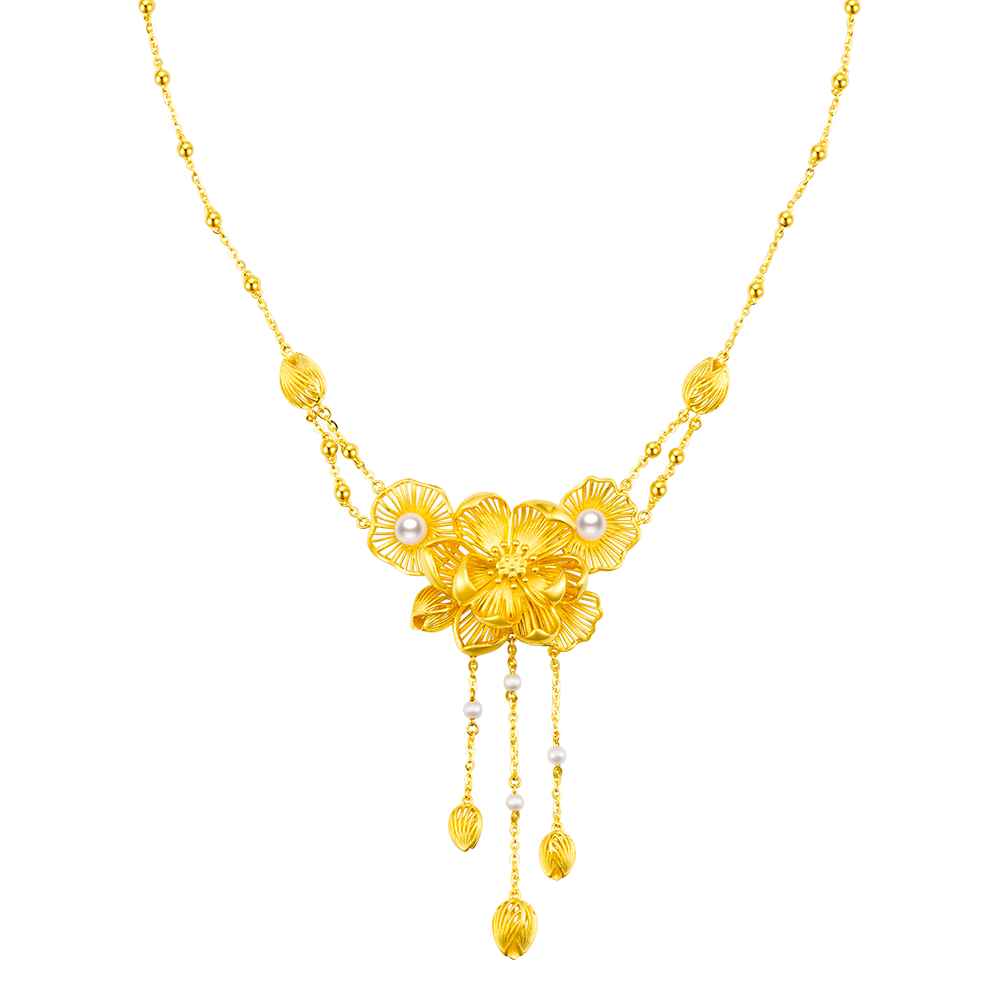 999 Pure Gold Necklaces GN1048