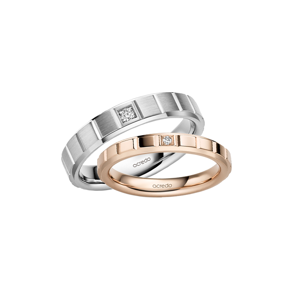 acredo wedding rings of German craftsmanship- RMF0615