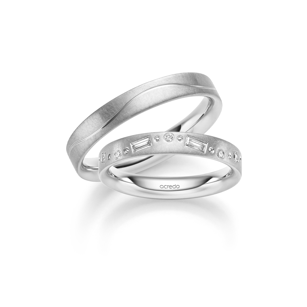 acredo wedding rings of German craftsmanship Polar Collection - RMF0689