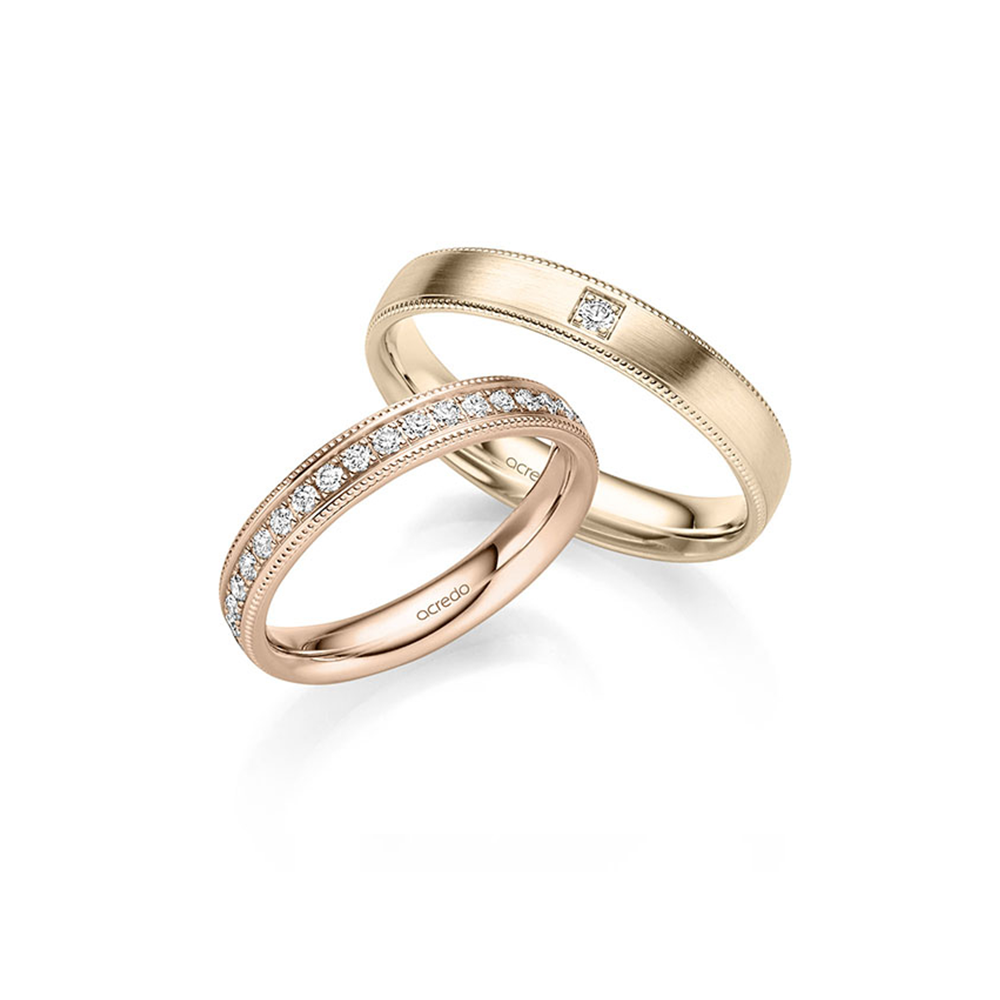 acredo wedding rings of German craftsmanship South Korean Collection - RMF0775
