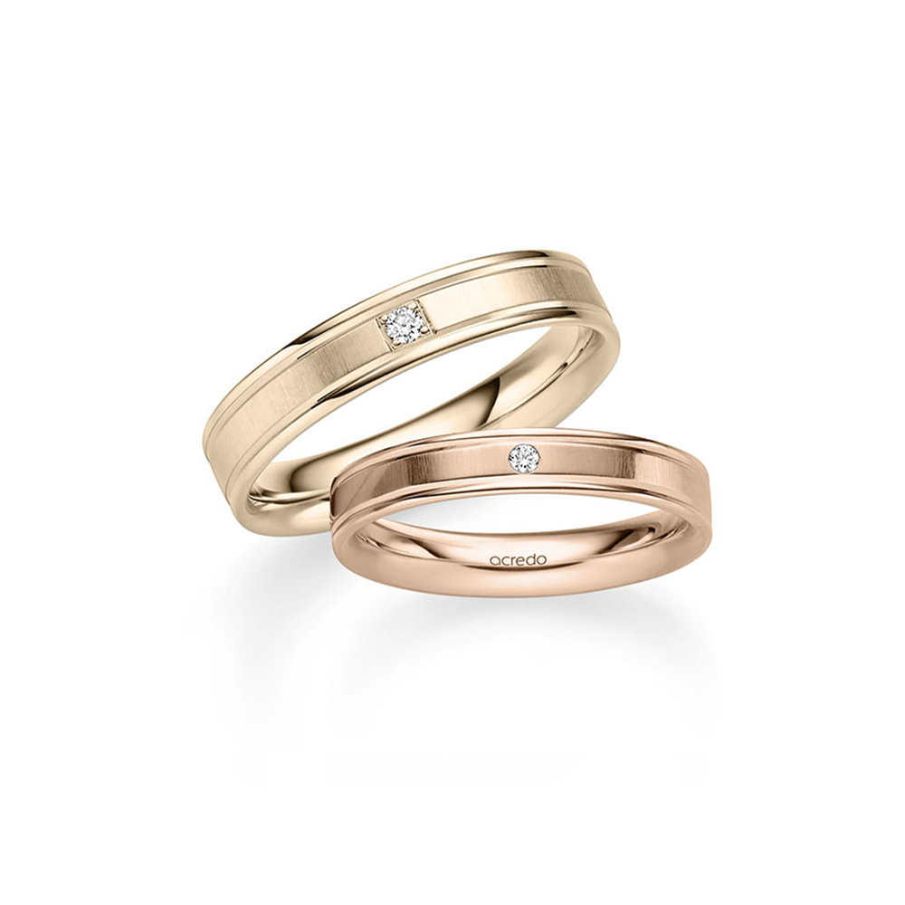 acredo wedding rings of German craftsmanship South Korean Collection - RMF0783