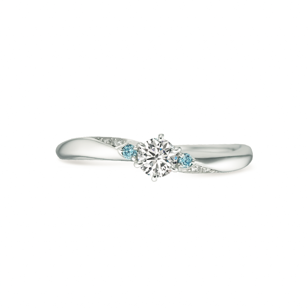 Cinderella - Brilliant Magic PT950 Platinum Engagement ring  RSDCJ_03