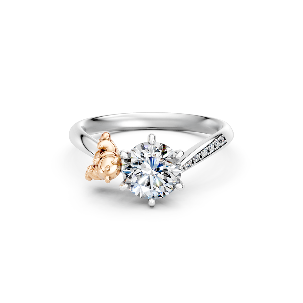 Signature 3D CareBears: Soft Glow Diamond Ring