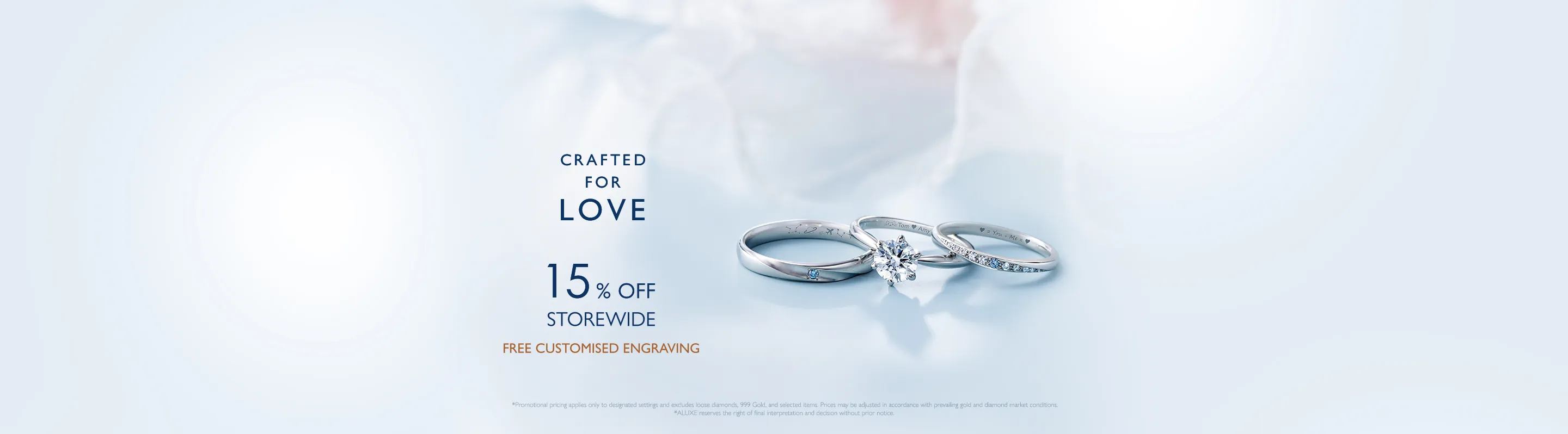 15% OFF Storewide, Free Bracelet & Custom Engraving