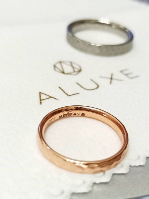 The design inside the ring in the photo features my beloved cat, along with my partner and me, and our fingerprints and paw prints.