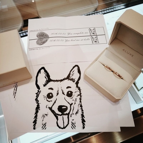 Engrave the image of your favorite pet, English phrases, and fingerprints.