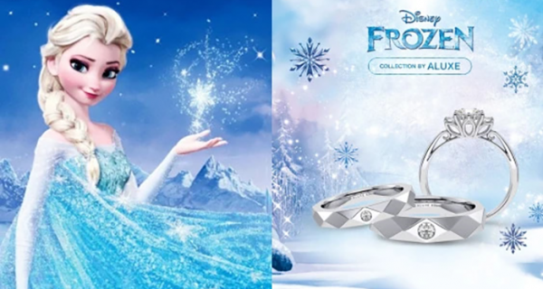 The Frozen Snowflake Diamond Ring is stunning! Aluxe introduces the Frozen collaboration series, with intricately detailed matching rings for men and women.