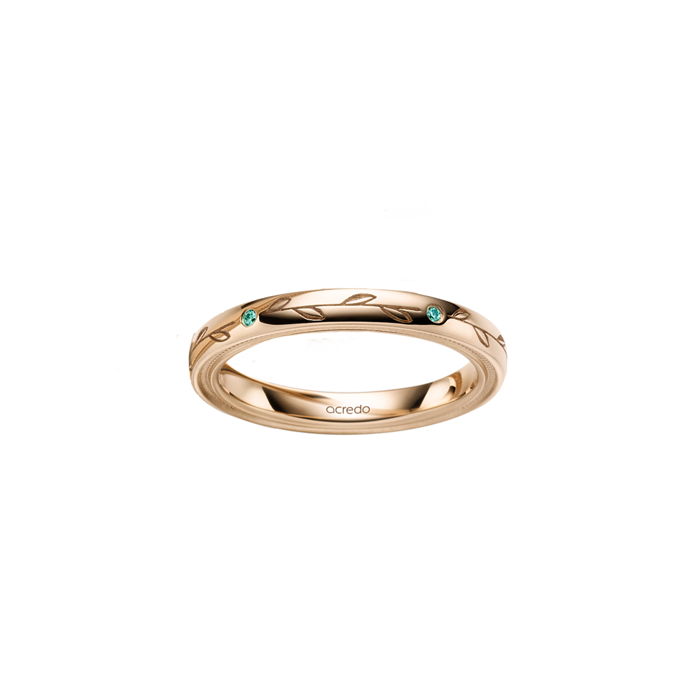 德國工藝acredo對戒 Forest Green 系列- RF0607