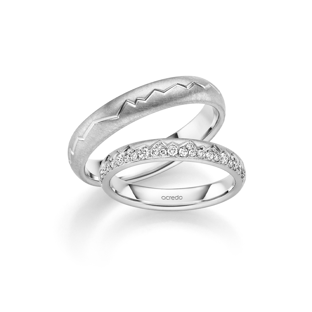 德國工藝acredo對戒 Polar 系列 - RMF0692