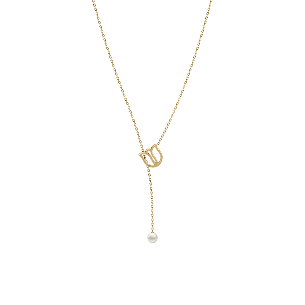 Perfect Me : Be Brave 10K gold Pearl pendant two-way necklace