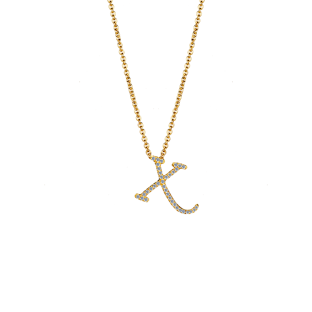 NN895X Letter Necklace