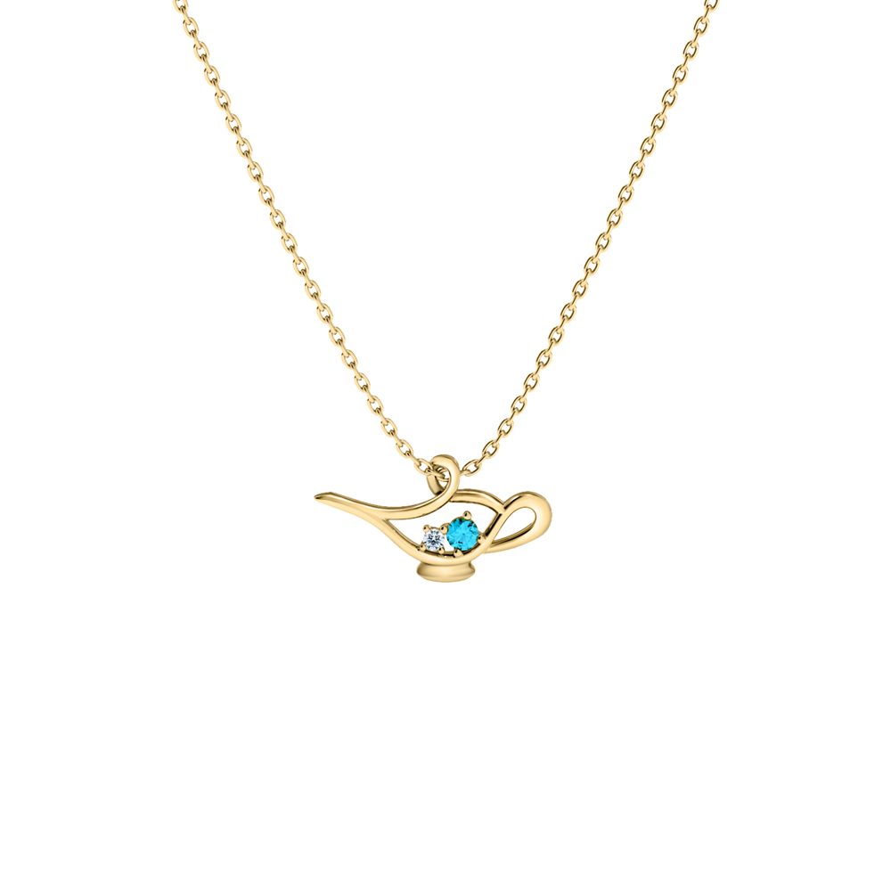 Aladdin Be My World  :  10K  gold Necklace NNDA002