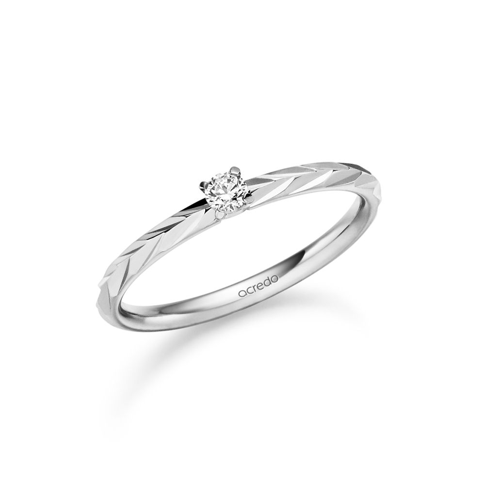 acredo Women's ring of German craftsmanship Morning Glow Collection - RF0638