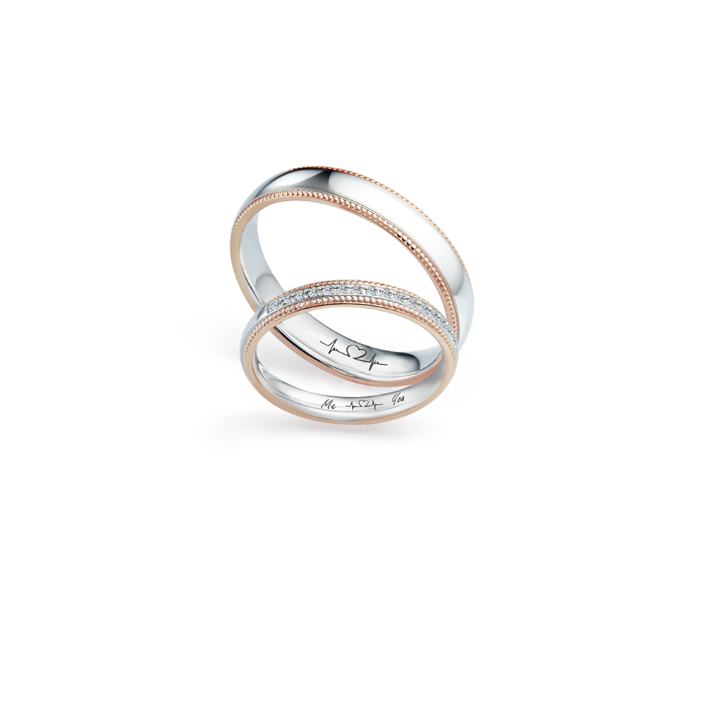 acredo wedding rings of German craftsmanship- RMF0515S