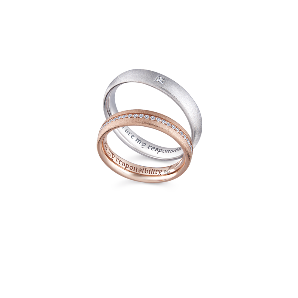 acredo wedding rings of German craftsmanship- RMF0561S