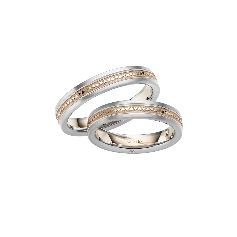 acredo wedding rings of German craftsmanship-  RMF0608