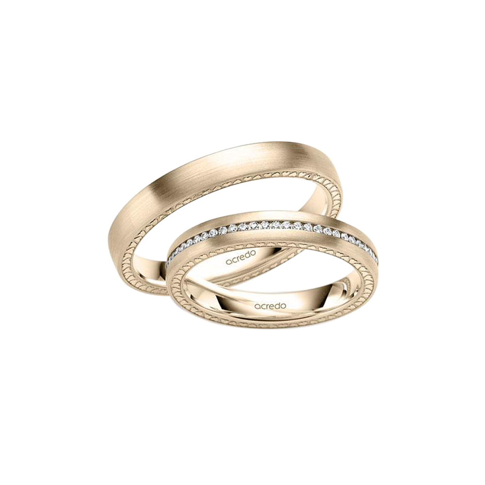 acredo wedding rings of German craftsmanship- RMF0609