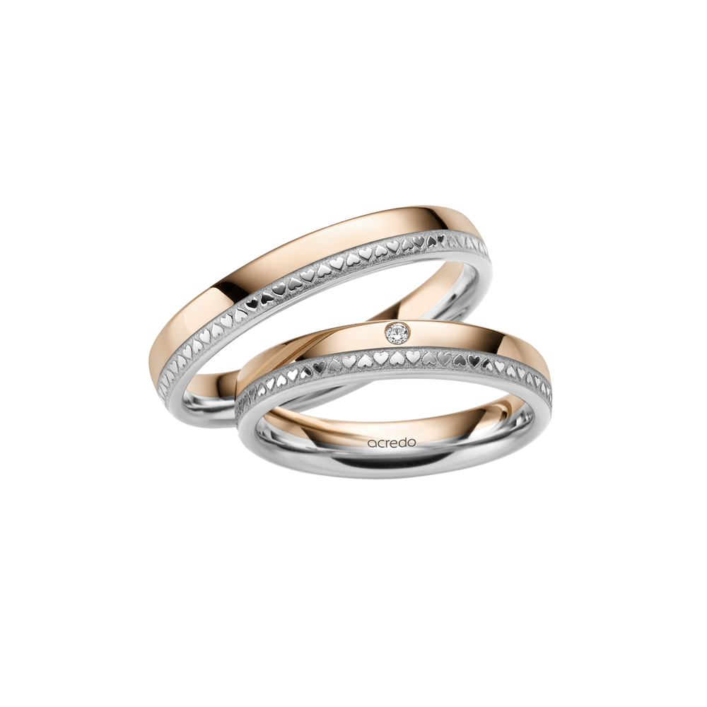 acredo wedding rings of German craftsmanship- RMF0610