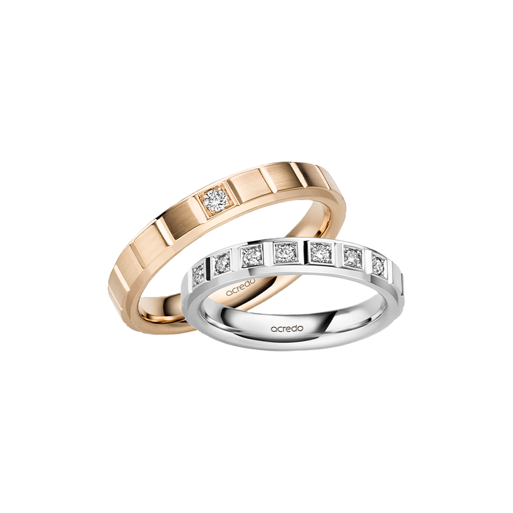 acredo wedding rings of German craftsmanship- RMF0617