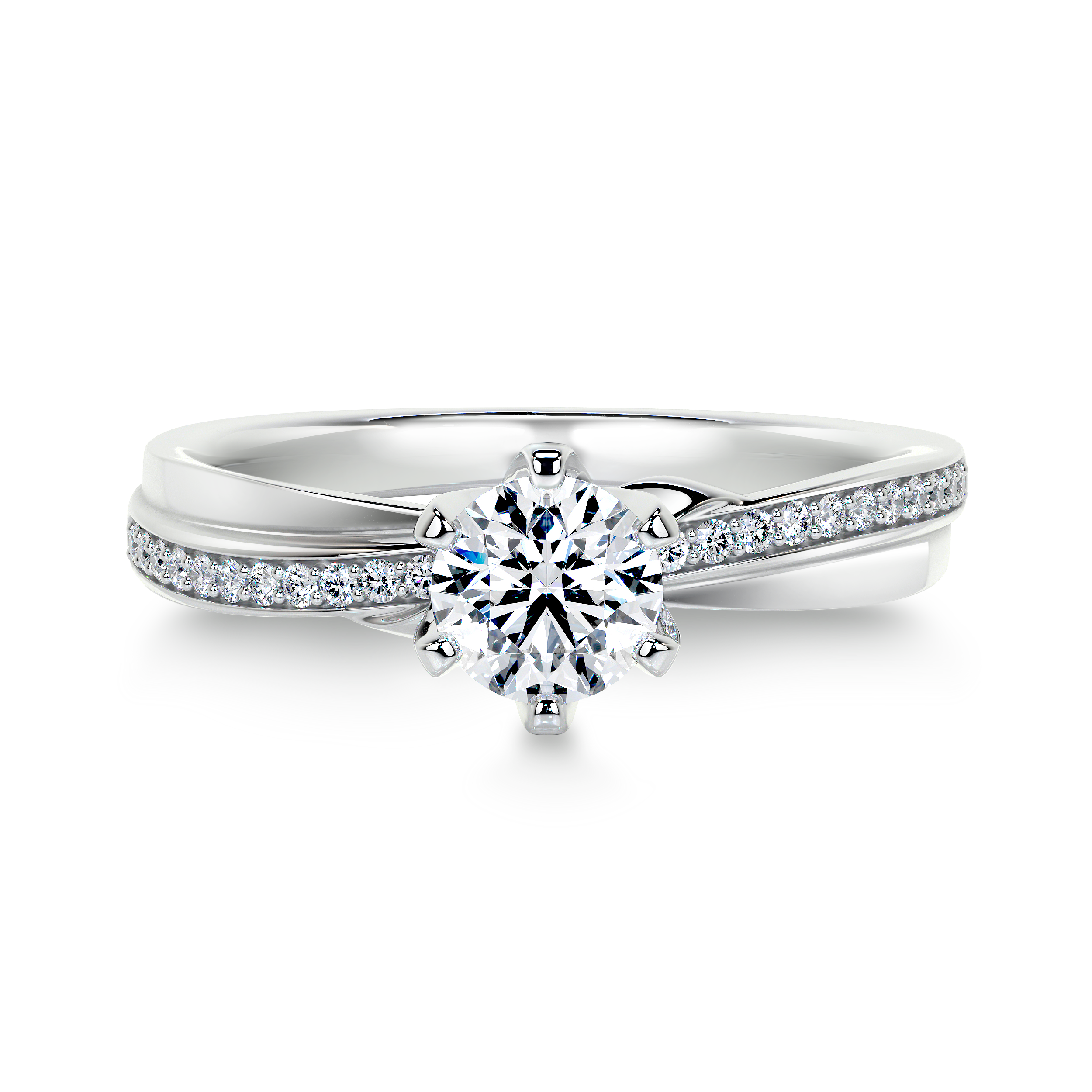 A LOVE : Love Knot RSC221 Engagement Ring