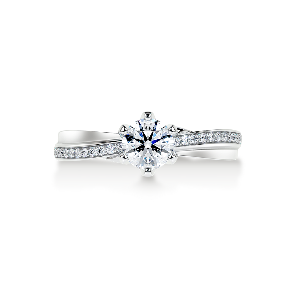 A LOVE : Love Knot RSC221 Engagement Ring