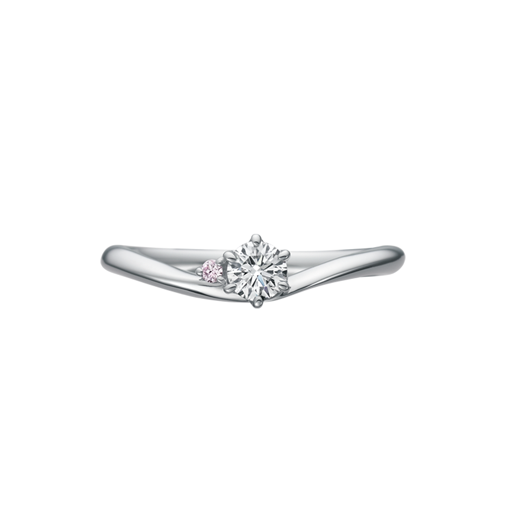 Cinderella- Gift of Magic PT900Platinum Engagement ring  RSDCJ_02