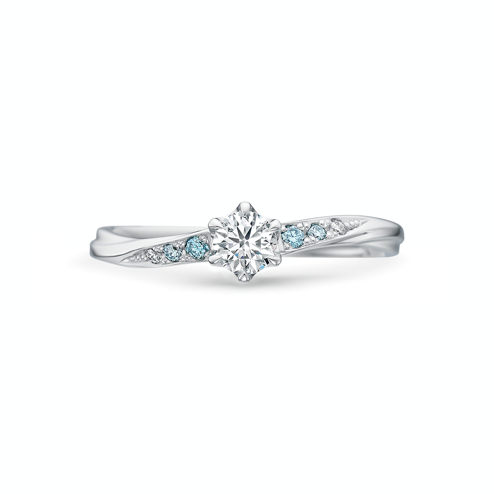 Cinderella - Magic to Happiness PT950 Platinum Engagement ring  RSDCJ_07