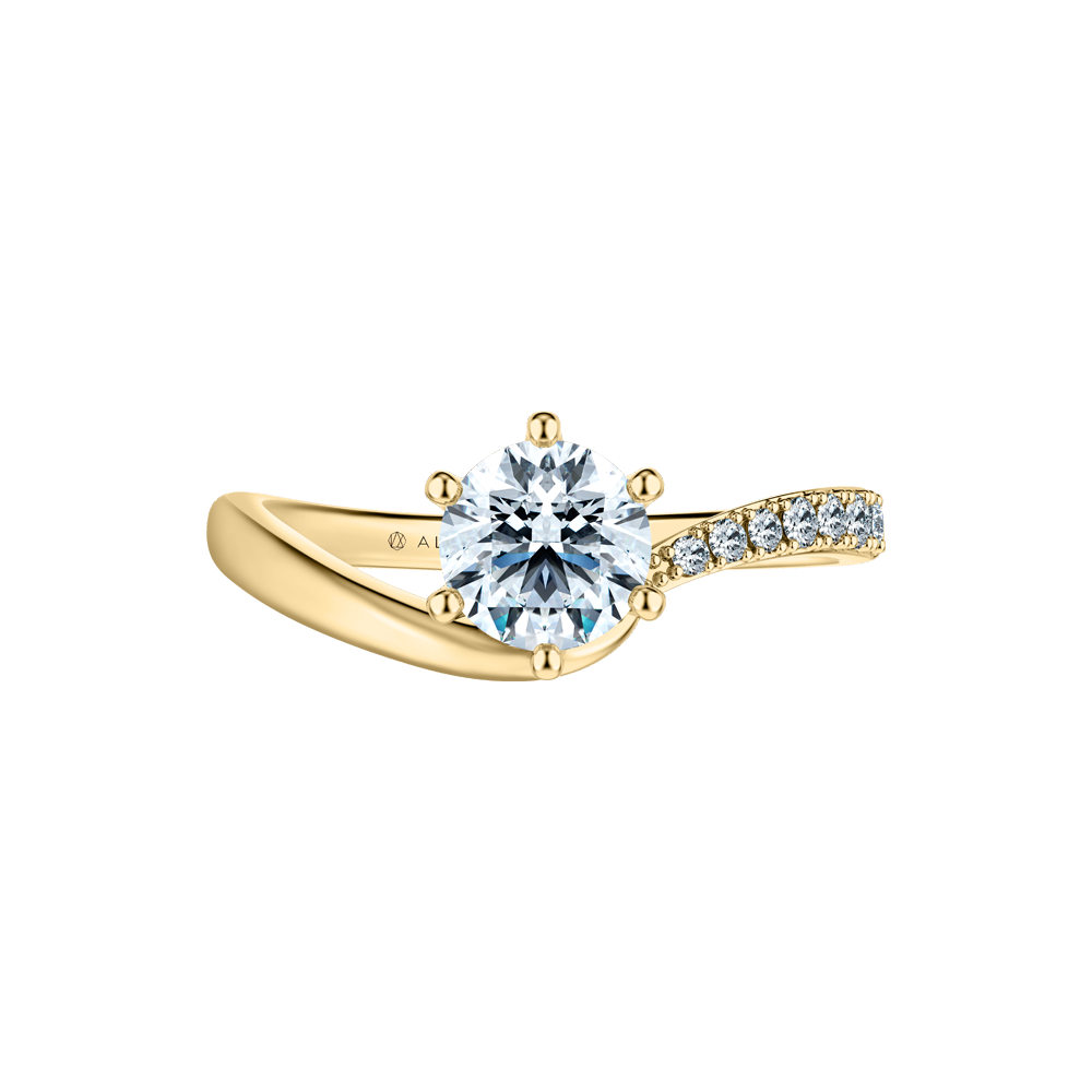 Tangled A Century  Wedding series  Engagement ring  RSDT02