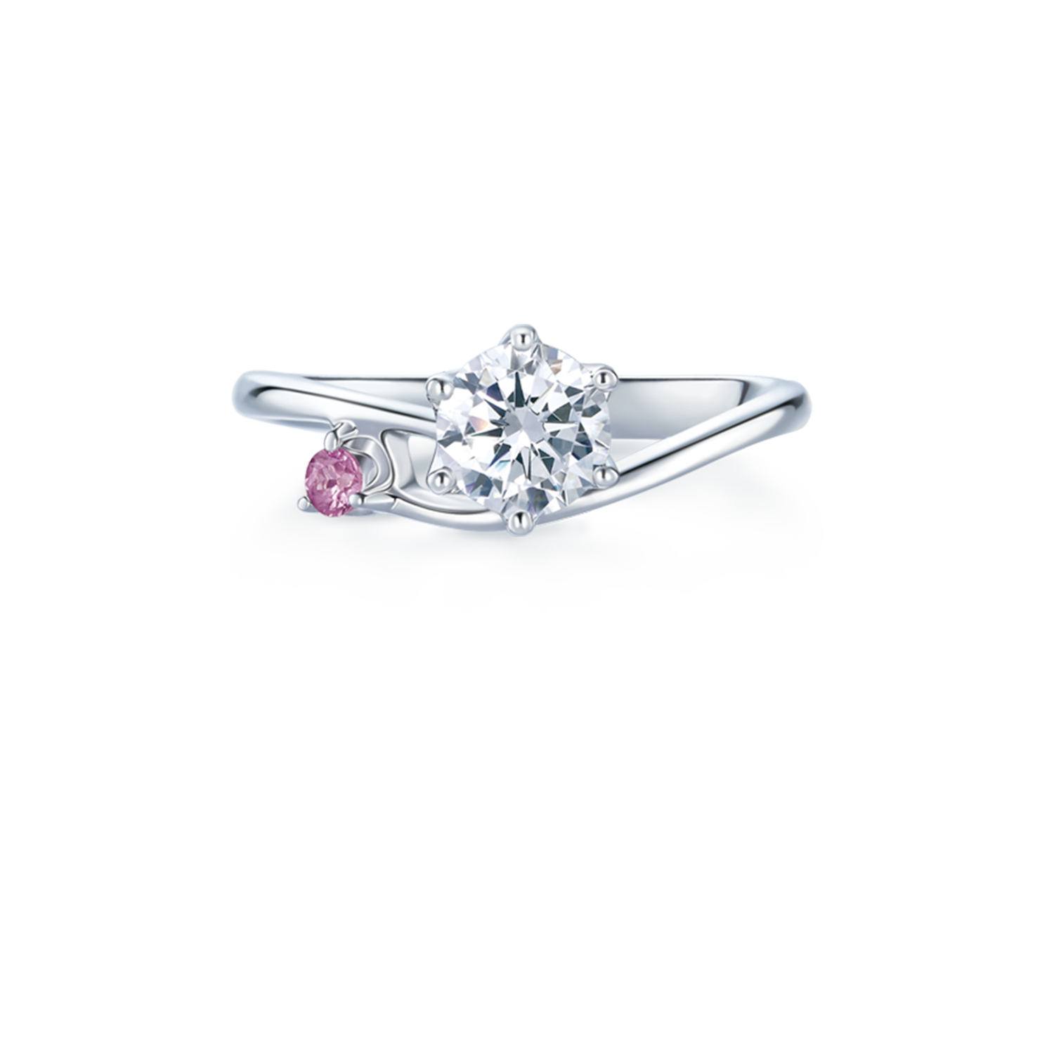 RS837PINK Engagement Ring